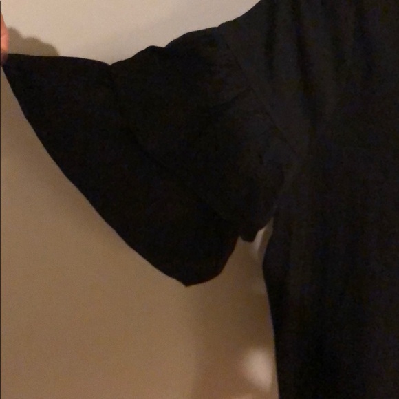 Black Ruffle Top - Picture 2 of 2